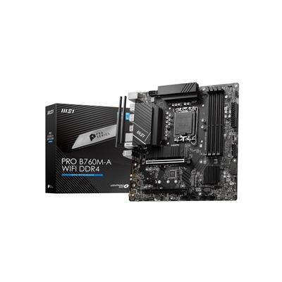 MSI PRO B760M-A WIFI DDR4 motherboard Intel B760 LGA 1700 micro ATX