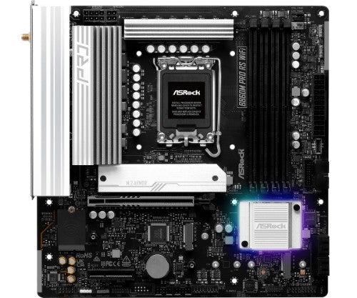 Asrock B860M Pro RS WiFi Intel B860 LGA 1851 (Socket V1) micro ATX
