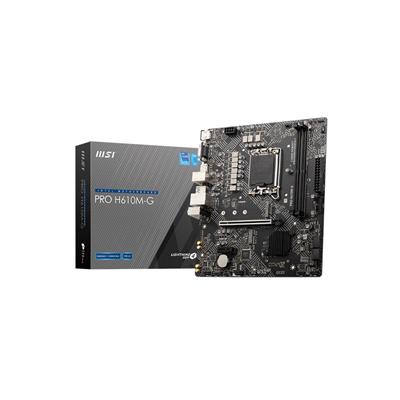 MSI PRO H610M-G motherboard Intel H610 LGA 1700 micro ATX