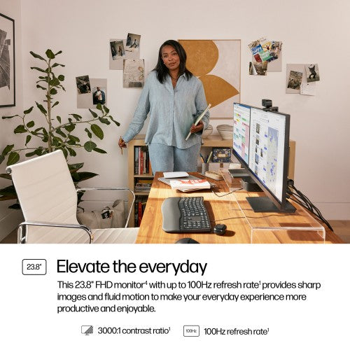 HP Series 3 Pro 23.8 inch FHD Monitor - 324pv
