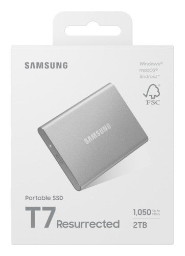 Samsung MU-PD2T0G/WW external solid state drive 2 TB USB Type-C 3.2 Gen 2 (3.1 Gen 2) Silver