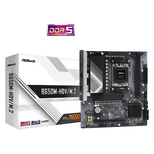 Asrock B650M-HDV/M.2 AMD B650 Socket AM5 micro ATX