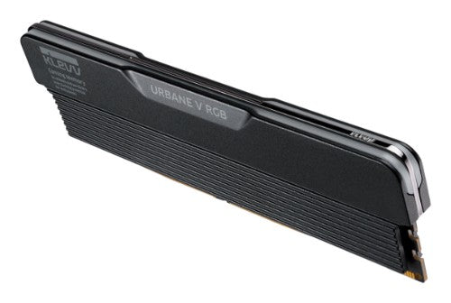 Klevv 32GB (2X16GB) 6400MHz CL30 DDR5 GAMING RAM MODULE 30-38-38-78 1.35V URBANE V RGB BLACK KIT