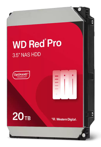 Western Digital Red Pro WD202KFGX internal hard drive 20 TB 7200 RPM 512 MB 3.5" Serial ATA III