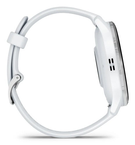 Garmin Venu 3 3.56 cm (1.4") AMOLED 45 mm Digital 454 x 454 pixels Touchscreen Silver, White Wi-Fi GPS (satellite)
