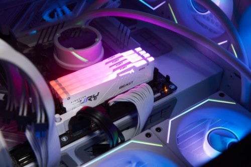 Kingston Technology FURY Beast 32GB 6800MT/s DDR5 CL34 DIMM (Kit of 2) White RGB EXPO