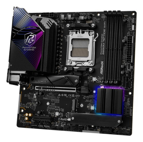 Asrock Phantom Gaming B850M Riptide WiFi AMD B850 Socket AM5 micro ATX