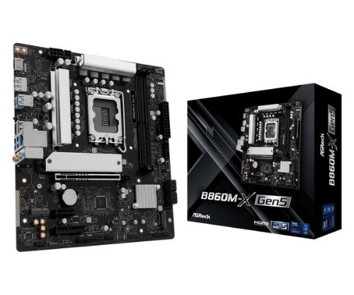 Asrock B860M-X Gen5 Intel B860 LGA 1851 (Socket V1) micro ATX