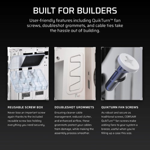 Corsair iCUE LINK 5000T LX RGB Midi Tower White