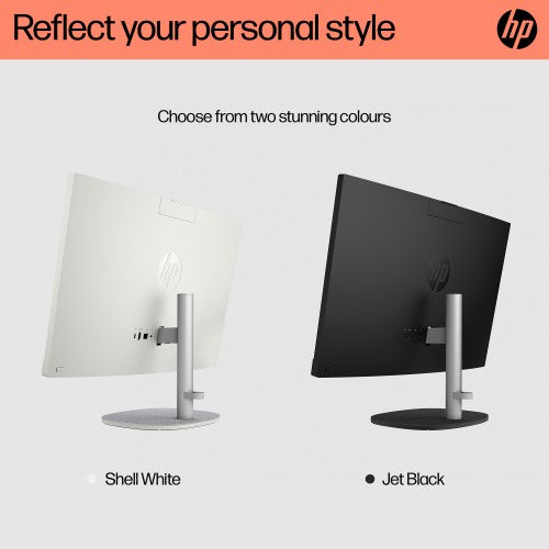 HP All-in-One 24-cr0003na AMD Ryzen™ 5 7520U 60.5 cm (23.8") 1920 x 1080 pixels All-in-One PC 8 GB LPDDR5-SDRAM 512 GB SSD Windows 11 Home Wi-Fi 6 (802.11ax) White