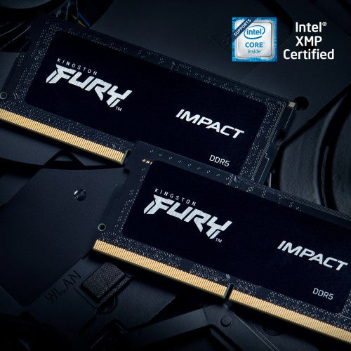 Kingston Technology FURY 16GB 4800MT/s DDR5 CL38 SODIMM (Kit of 2) Impact