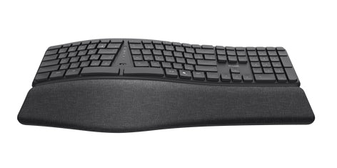 Trust Keyra Ergonomic multidevice wireless keyboard - Black