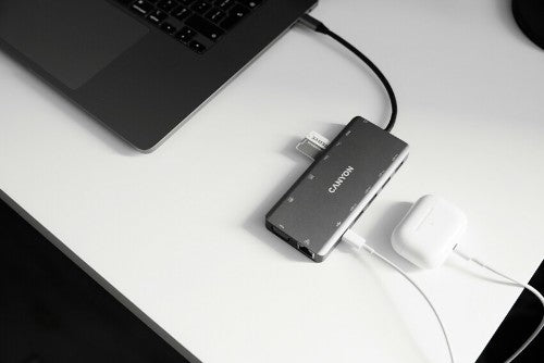 Canyon DS-12 USB 3.2 Gen 1 (3.1 Gen 1) Type-C Grey