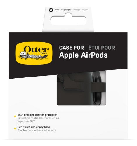 OtterBox for Apple AirPods 4th gen Case, Black Crystal