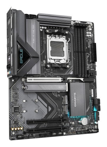 GIGABYTE X870 EAGLE WIFI7 Motherboard - Supports AMD Ryzen 9000 CPUs, 14+2+2 phases VRM, up to 8000MHz DDR5 (OC), 1xPCIe 5.0 + 2xPCIe 4.0, Wi-Fi 7, 2.5GbE LAN, USB 4
