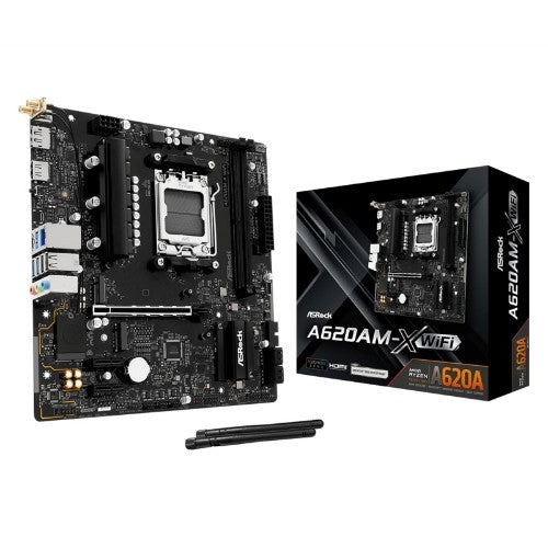 Asrock A620AM-X WiFi AMD A620A Socket AM5 micro ATX