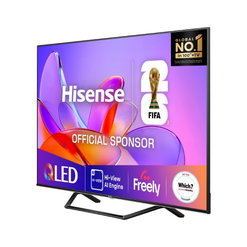Hisense 43" E7QTUK QLED Smart AI TV with Freely