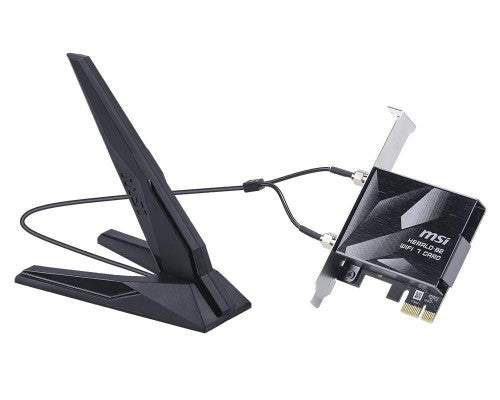 MSI Herald BE9400 WiFi7 PCIe-Card Internal WLAN / Bluetooth 5764 Mbit/s