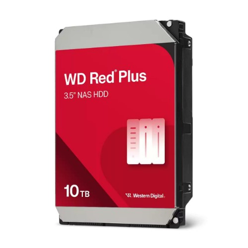 Western Digital Red Plus WD100EFGX internal hard drive 10 TB 7200 RPM 256 MB 3.5" Serial ATA III