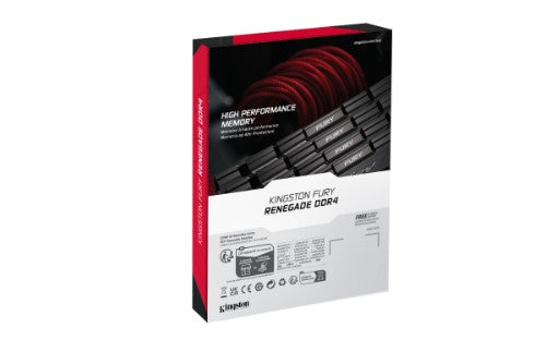 Kingston Technology FURY 256GB 3200MT/s DDR4 CL16 DIMM (Kit of 8) Renegade Black