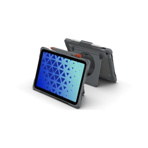 MAXCases Shield Extreme-X2H for iPad 10 & 11th gen (2022) (Black Bezel-Grey case)
