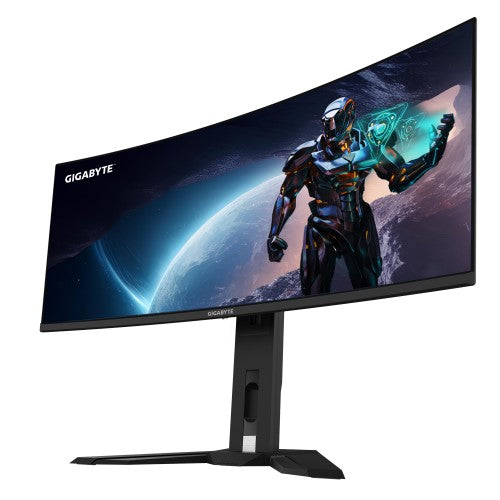 GIGABYTE MO34WQC2 34" OLED WQHD Curved Gaming Monitor - 3440 x 1440, 240Hz, 0.03ms, KVM, 250 cd/m², FreeSync Premium Pro, DisplayHDR True Black 400, HDMI 2.1, Displayport 1.4