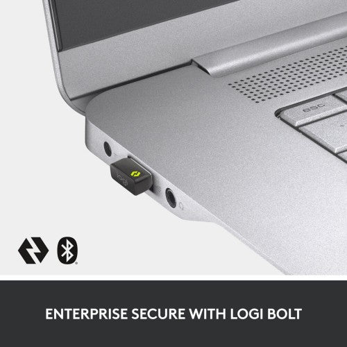 Logitech MX Keys Combo For Business Gen 2 keyboard Mouse included Office RF Wireless + Bluetooth QWERTZ German Graphite