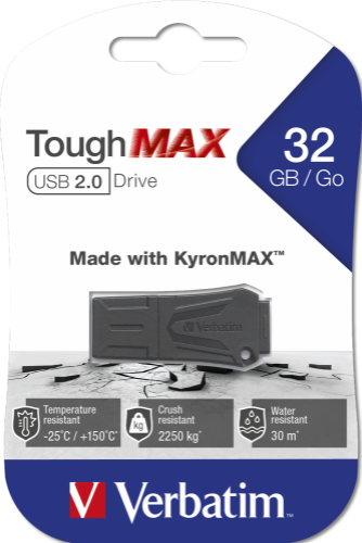 Verbatim ToughMAX - USB Drive 32 GB - Black
