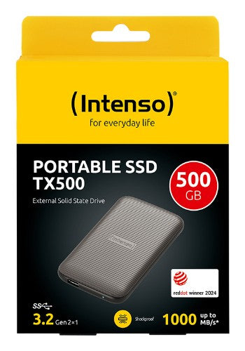 Intenso TX500 500 GB USB Type-C 3.2 Gen 2 (3.1 Gen 2) Brown
