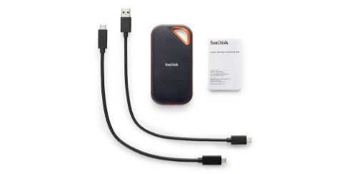SanDisk Extreme PRO Portable 2 TB USB Type-C 3.2 Gen 2 (3.1 Gen 2) Black