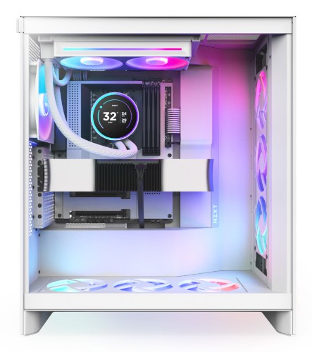 NZXT Kraken Elite 240 RGB Processor All-in-one liquid cooler 12 cm White 1 pc(s)