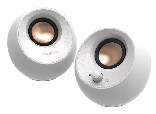 Creative Labs Pebble V3 White Wired & Wireless 10 W