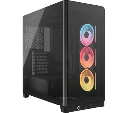Corsair 4500X LX-R RGB Tempered Glass Mid-Tower, Black Midi Tower