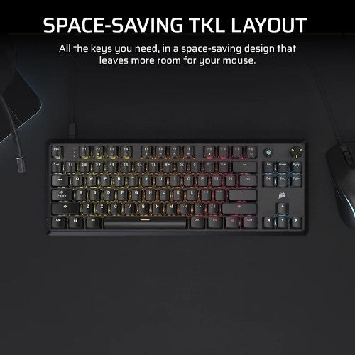 Corsair K70 CORE TKL keyboard Gaming USB QWERTY UK English Black