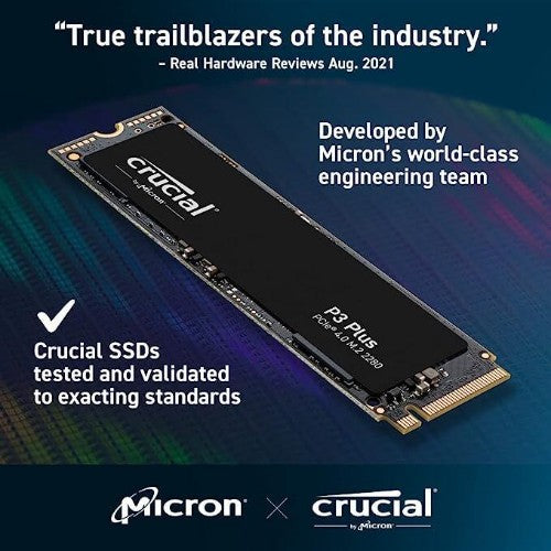 Crucial P3 Plus 500 GB M.2 PCI Express 4.0 NVMe 3D NAND