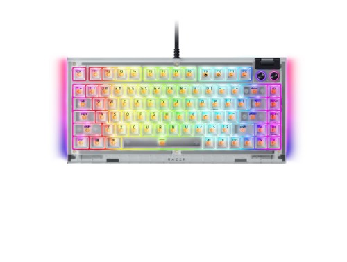 Razer BlackWidow V4 75% keyboard Gaming USB QWERTY US English White