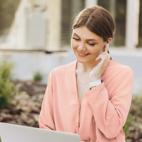 Hama Freedom Buddy II Headset True Wireless Stereo (TWS) In-ear Calls/Music Bluetooth Pink