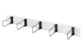 Digitus Cable Management Panel with Steel Rings for 482.6 mm (19") Cabinets, 1U