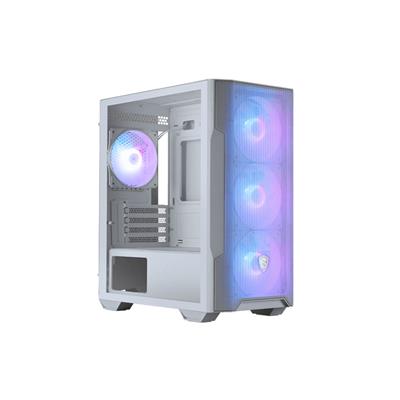 MSI MAG Forge M100R Midi Tower Transparent, White