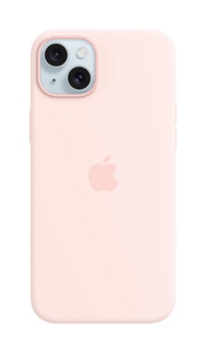 Apple iPhone 15 Plus Silicone Case with MagSafe - Light Pink