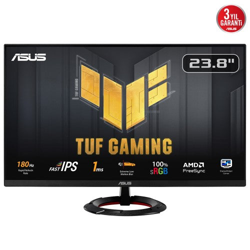 ASUS TUF Gaming VG249Q3R computer monitor 60.5 cm (23.8") 1920 x 1080 pixels Full HD LCD Black