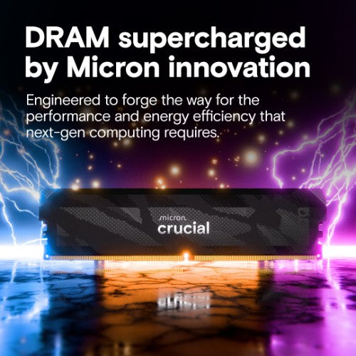 Crucial Pro CP2K16G64C32U5B memory module 32 GB 2 x 16 GB DDR5 6400 MT/s 288-pin DIMM