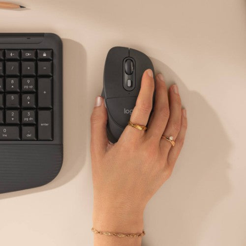 Logitech Signature Comfort Plus M850 L mouse Universal Right-hand RF Wireless + Bluetooth Optical 4000 DPI