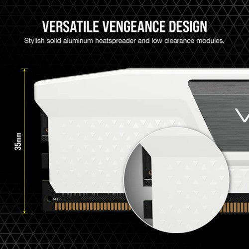 Corsair Vengeance RGB CMK48GX5M2B6000C30W memory module 48 GB 2 x 24 GB DDR5 4800 MHz