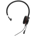 Jabra Evolve 20 SE Headset Wired Head-band Office/Call center USB Type-C / USB Type-A Black