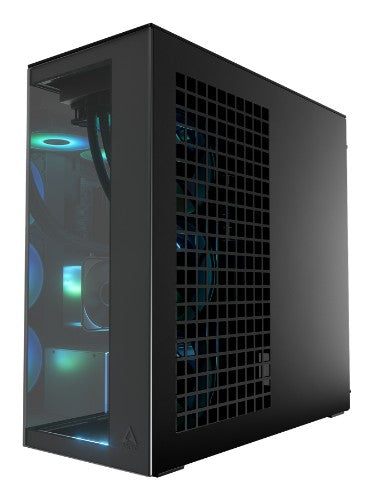ARCTIC Xtender VG (Mirror Black) Premium E-ATX PC Case with Vertical GPU Mounting