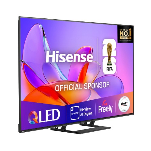 Hisense 55" A7QTUK QLED Smart AI TV with Freely