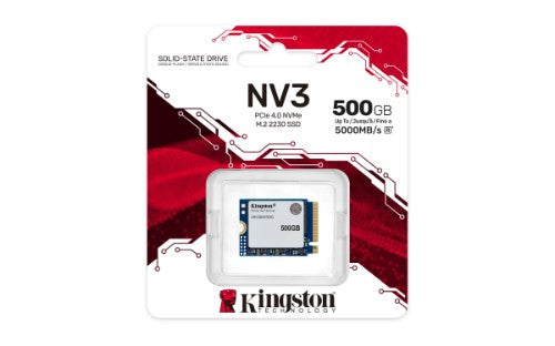 Kingston Technology 500G NV3 M.2 2230 NVMe SSD