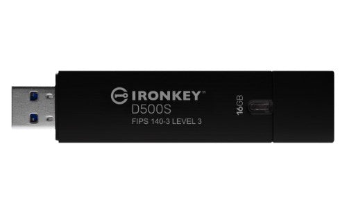 Kingston Technology IronKey 16GB D500S FIPS 140-3 Lvl 3 AES-256