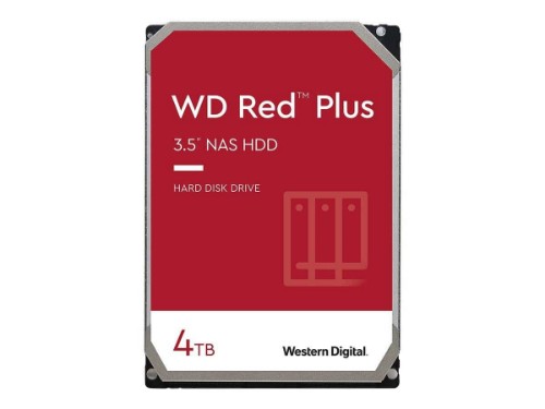 Western Digital Red Plus internal hard drive 4 TB 5400 RPM 256 MB 3.5" Serial ATA III